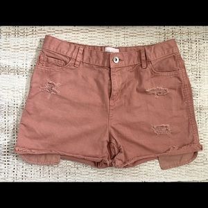 🛍 2/$20 Children’s Place Distressed Shorts Girls 14